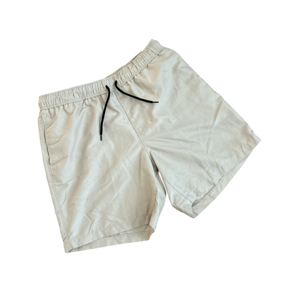 ASOS Men's Cream Swim Trunks